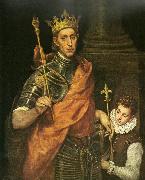 El Greco st. louis, king of france Sweden oil painting artist